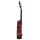 Cascha HH-2263L Soprano Ukulele Mahogany Red Lefthand (incl. Bag padded, 3 Picks)