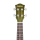 Cascha HH-2265 Soprano Ukulele Mahogany Green (incl. Bag padded, 3 Picks)