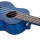 Cascha HH-2266 Soprano Ukulele Mahogany Blue (incl. Bag padded, 3 Picks)
