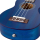 Cascha HH-2266 Soprano Ukulele Mahogany Blue (incl. Bag padded, 3 Picks)