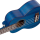 Cascha HH 2266L Soprano Ukulele Mahogany Blue Lefthand (incl. Bag padded, 3 Picks)