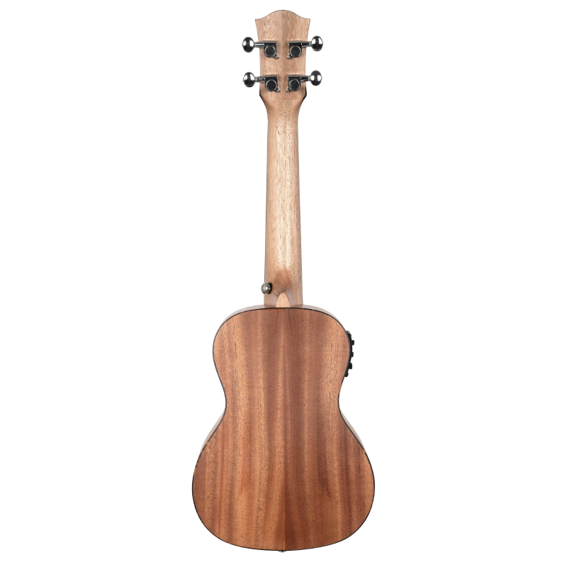 Cascha HH-2035E Concert Ukulele Mahogany with pickup system (incl. Bag padded, 3 Picks)