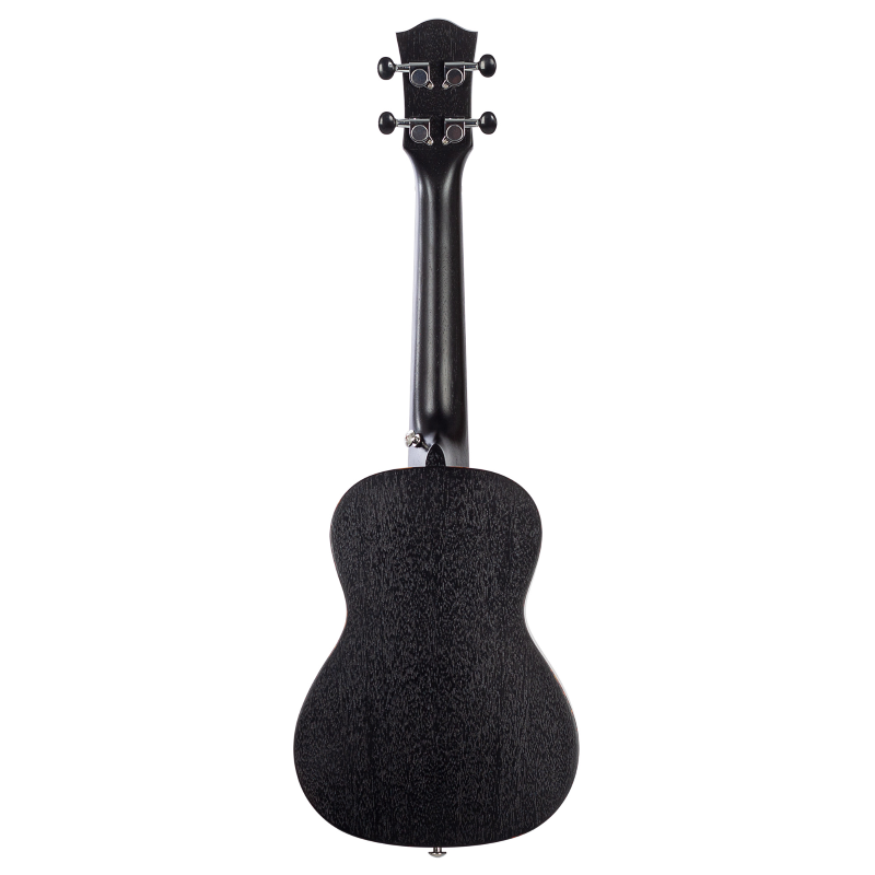 Cascha HH-2300 Concert Ukulele Mahogany Black (incl. Bag padded, 3 Picks)