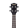 Cascha HH-2300 Concert Ukulele Mahogany Black (incl. Bag padded, 3 Picks)