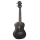 Cascha HH-2300L Concert Ukulele Mahogany Black Lefthand (incl. Bag padded, 3 Picks)