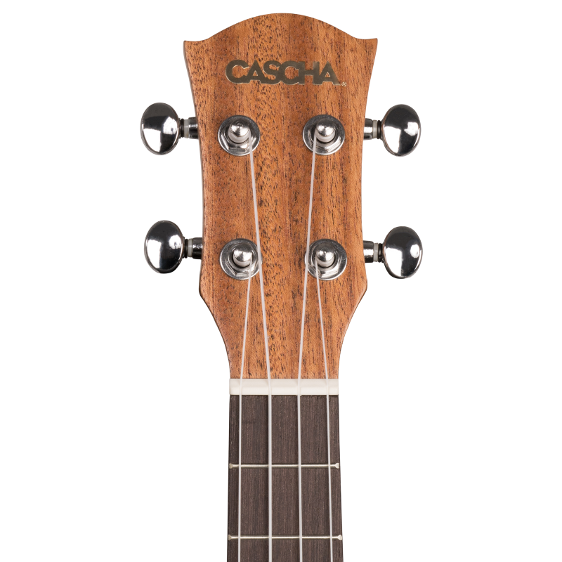 Cascha HH-2048L Tenor Ukulele Mahogany Lefthand (incl. Bag padded, 3 Picks)