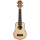 Cascha HH-2148L Soprano Ukulele Spruce Solid Top Lefthand (incl. Bag padded, 3 Picks, Top: Spruce)