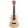 Cascha HH-2151L Concert Ukulele Spruce Solid Top Lefthanded (incl. Bag padded, 3 Picks, Top: Spruce)