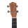 Cascha HH-2244 Baritone Ukulele Mahogany Spruce Solid Top (incl. Bag padded, 3 Picks, Top: Spruce)