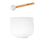 Sela SECF9A 9" Crystal Singing Bowl Set Frosted 440Hz A