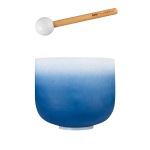 Sela SECCU9A Crystal Singing Bowl Chakra 9" - Indigo, Third Eye, A (432 Hz)