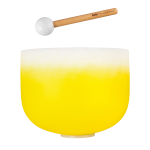 Sela SECCU12E Crystal Singing Bowl Chakra 12" - Yellow, Solar Plexus, E (432 Hz)