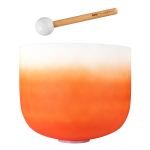 Sela SECCU13D Crystal Singing Bowl Chakra 13" - Orange, Sacral, D (432 Hz)