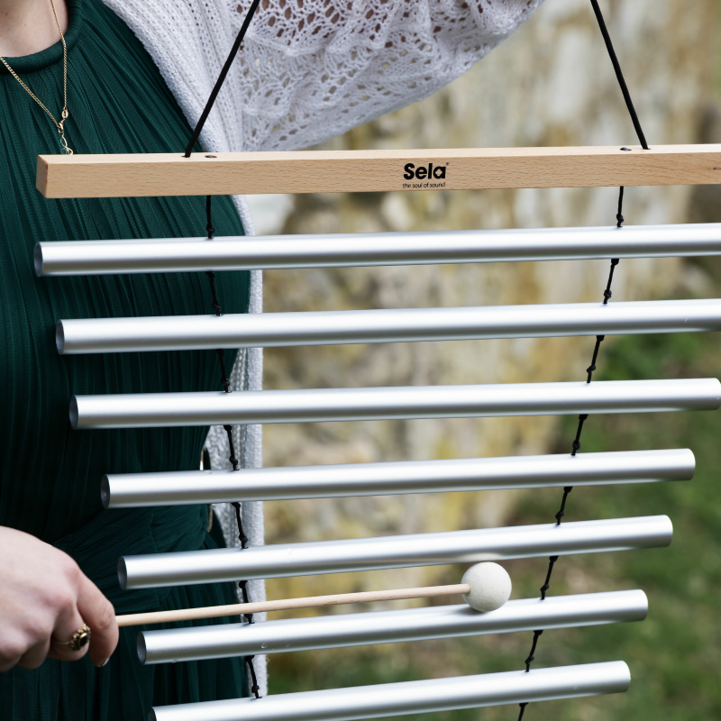 Sela SECH9NT Harmony Chimes 9 Natural in C, incl. Bag and Mallet