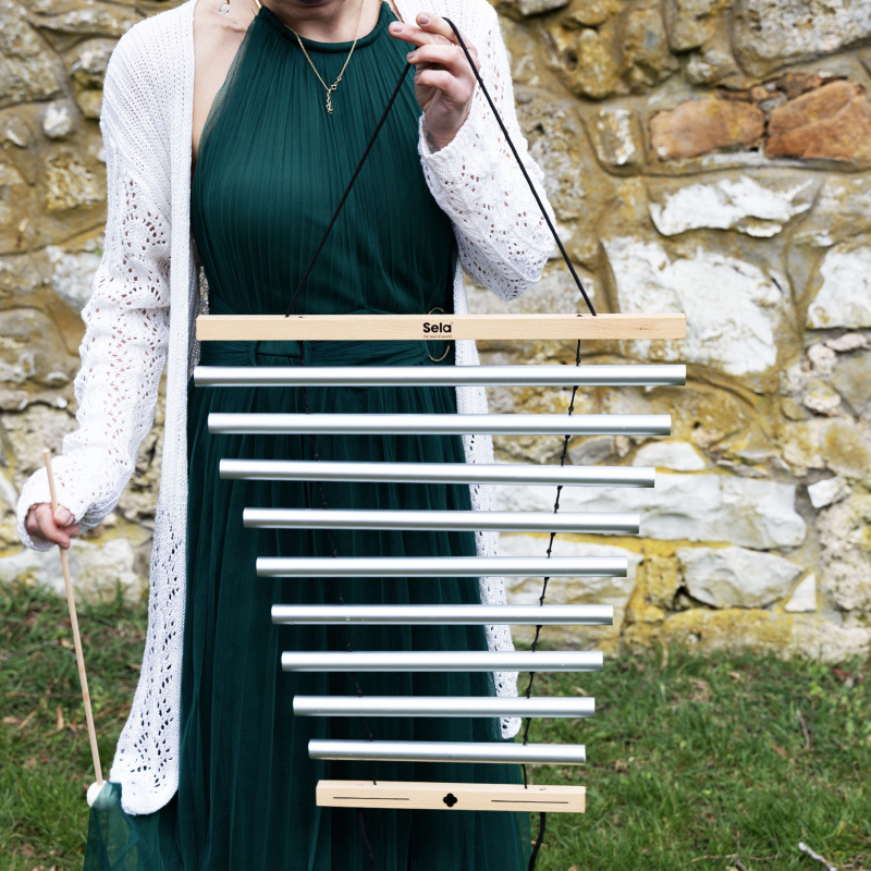 Sela SECH9NT Harmony Chimes 9 Natural in C, incl. Bag and Mallet