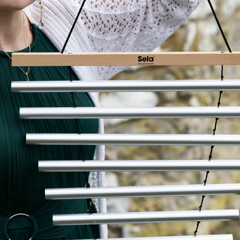 Sela SECH9NT Harmony Chimes 9 Natural in C, incl. Bag and Mallet