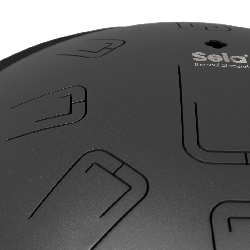 Sela SE-380 Melody Tongue Drum 14" D Kurd Black incl. carrying bag