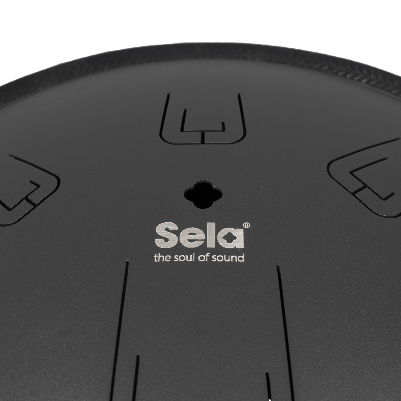 Sela SE-380 Melody Tongue Drum 14" D Kurd Black incl. carrying bag