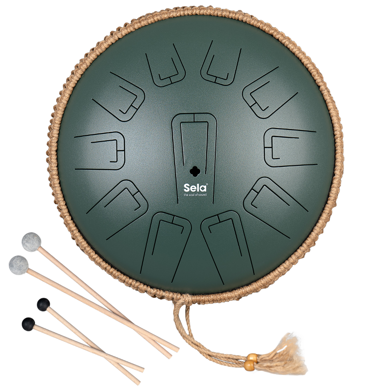Sela SETD13U2 Unity Tongue Drum 13" C Major Green 432 Hz