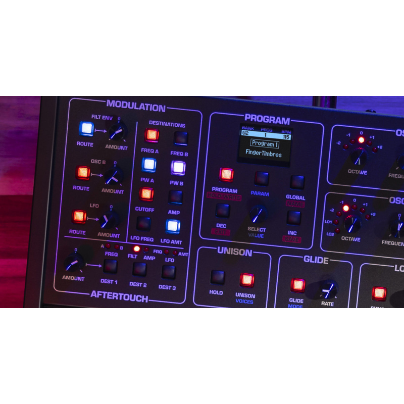 SEQUENTIAL Fourm Sintetizzatore Analogico a 4 voci