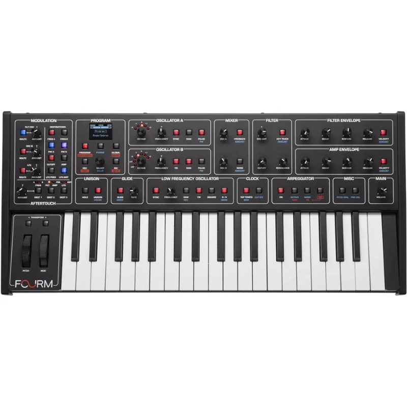 SEQUENTIAL Fourm Sintetizzatore Analogico a 4 voci