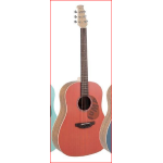 Applause AP510122 Acustica Slope Shoulder Dreadnought colore Peach Pesca
