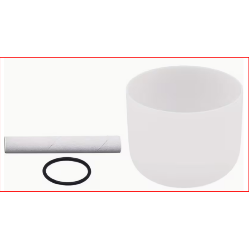 Campana Tibetana 8" in SOL Hz432 Crystal Singing Bowl Opaca 