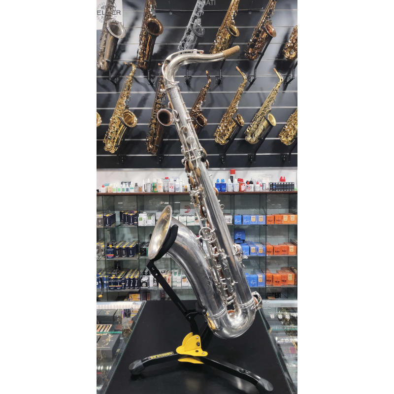 usato Selmer Mark VI Sax Tenore Argentato con Campana Dorata
