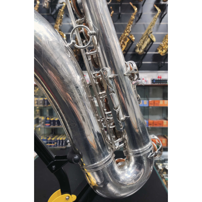 usato Selmer Mark VI Sax Tenore Argentato con Campana Dorata