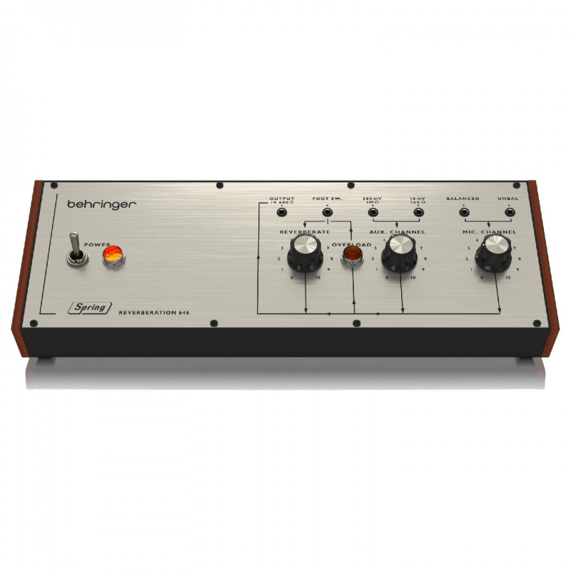 Behringer Spring Reverberation 646 Riverbero a Molle con Circuito di Overloadin Formato Eurorack