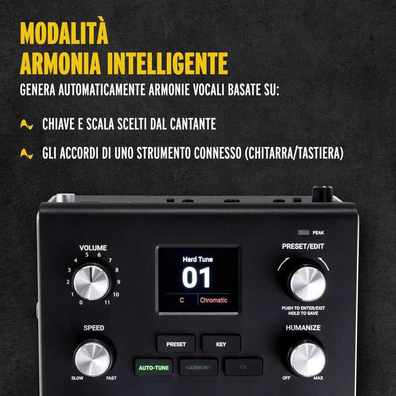 HeadRush VX5 Effetto a Pedale con AutoTune