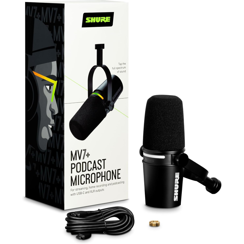 Shure MV7i per Podcast USB-C e XLR