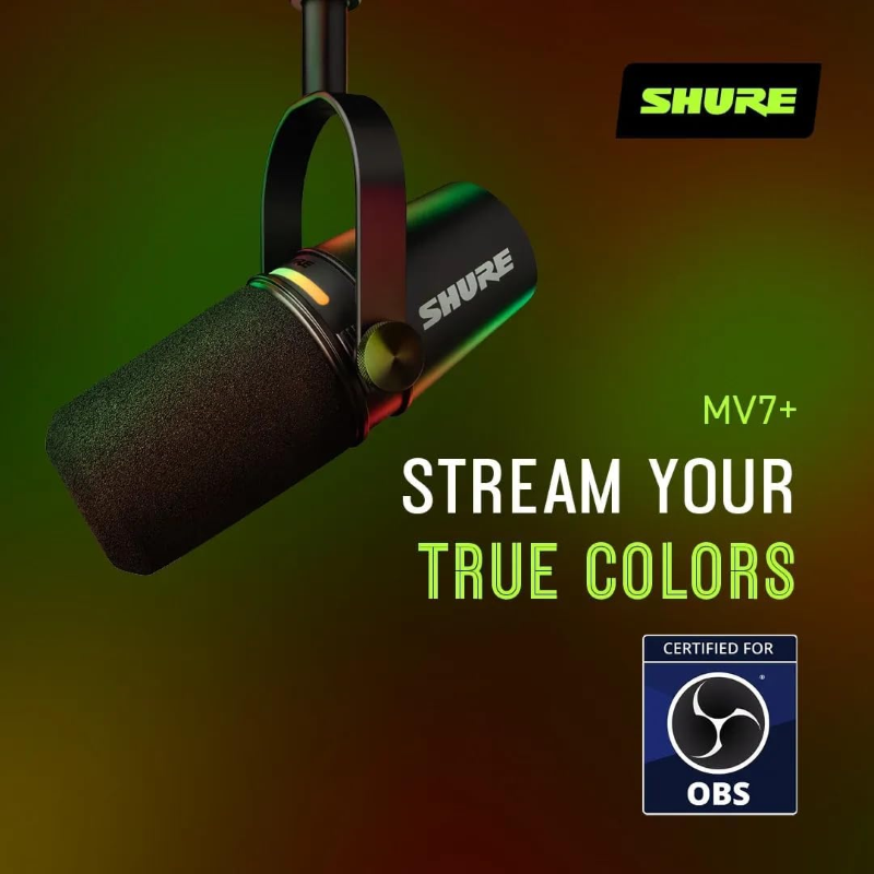 Shure MV7i per Podcast USB-C e XLR
