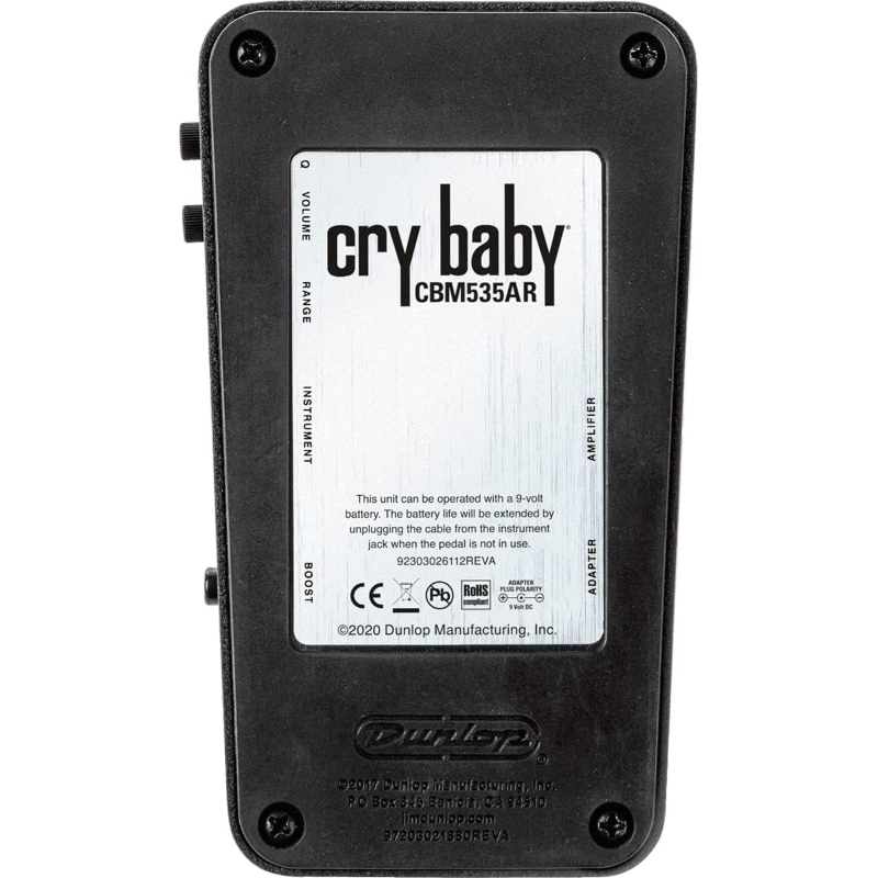 Dunlop CBM535AR CryBaby Q Mini 535Q Auto Return Wah