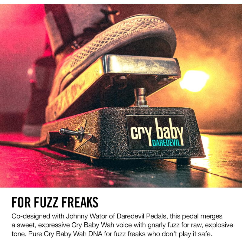 Dunlop DD95FW Cry Baby Daredevil Fuzz Wah 