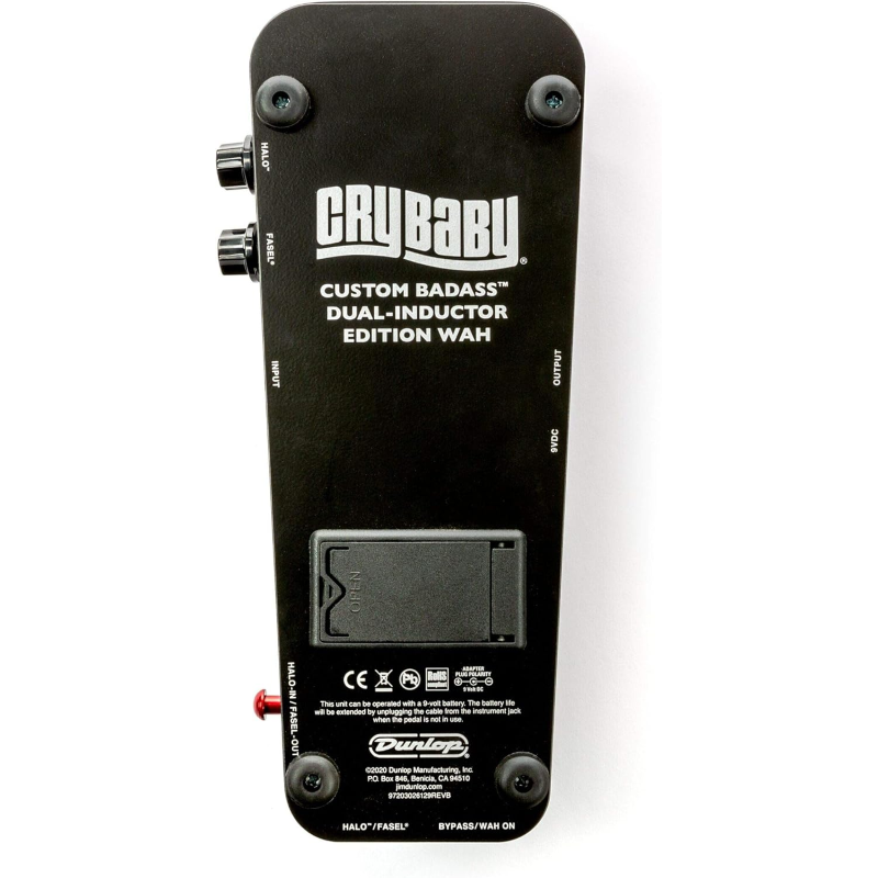 Dunlop GCB65 Cry Baby Custom Badass Dual-Inductor Edition Wah
