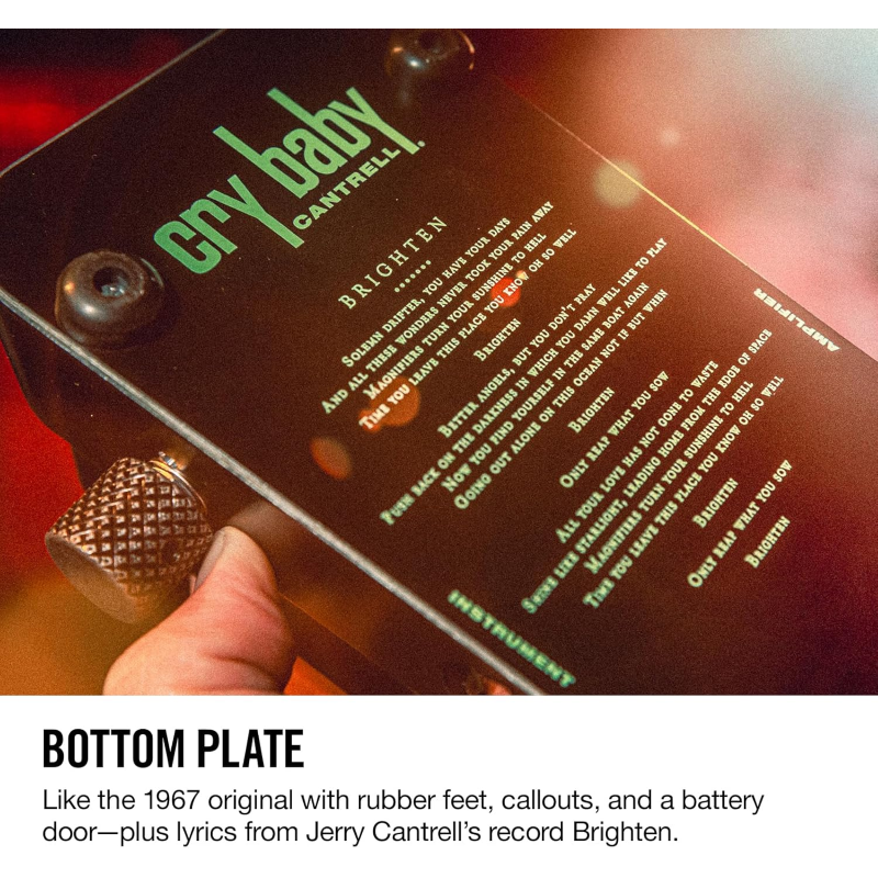 Dunlop JC95FFS Jerry Cantrell Firefly Cry Baby Wah