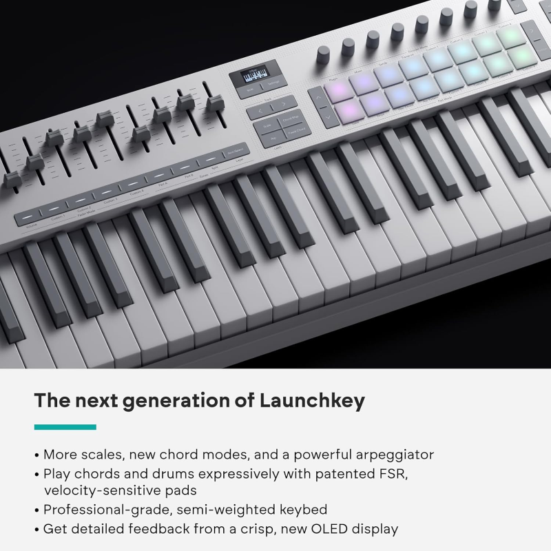 Novation Launchkey 49 MK4 White