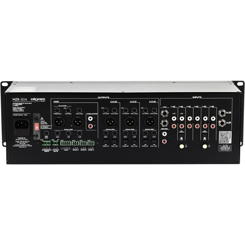 Algam Audio MZR-804 Mixer Zoner