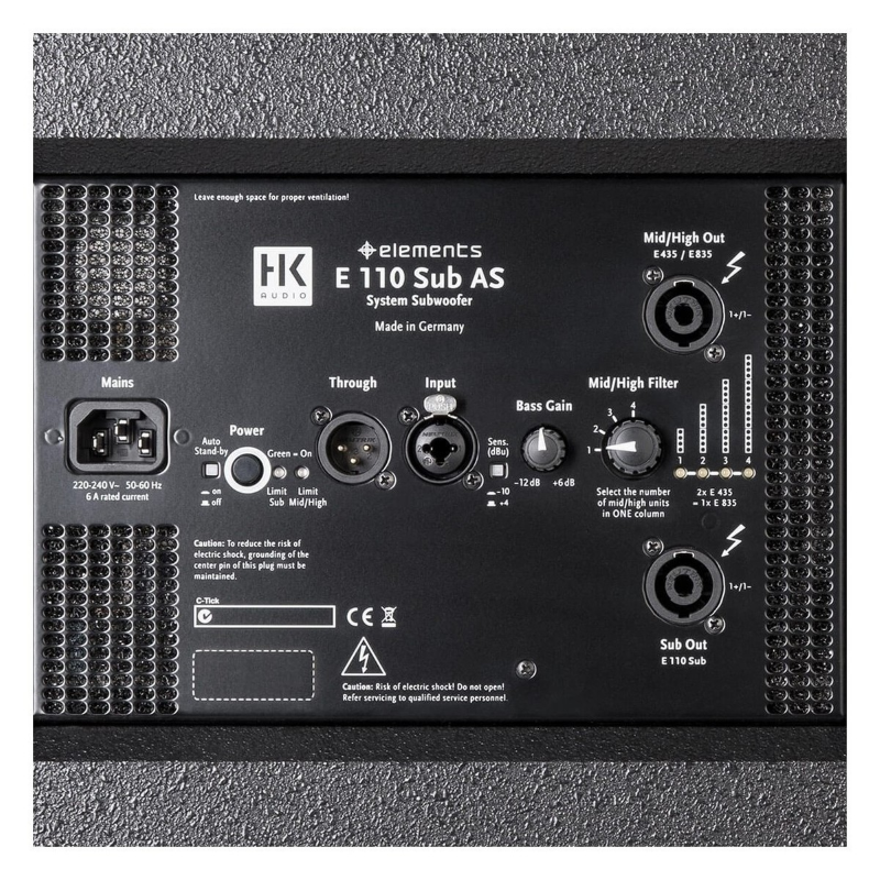 HK Audio Smart Base Single 1200 Watt