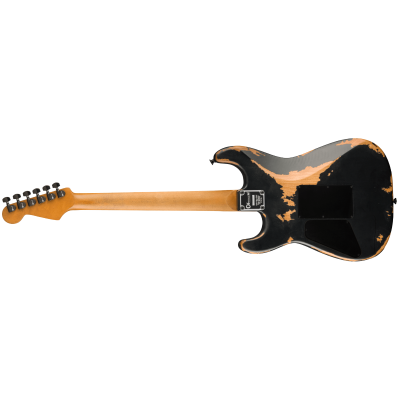 Charvel Pro-Mod Relic San Dimas® Style 1 HH FR PF, Pau Ferro Fingerboard, Weathered Black