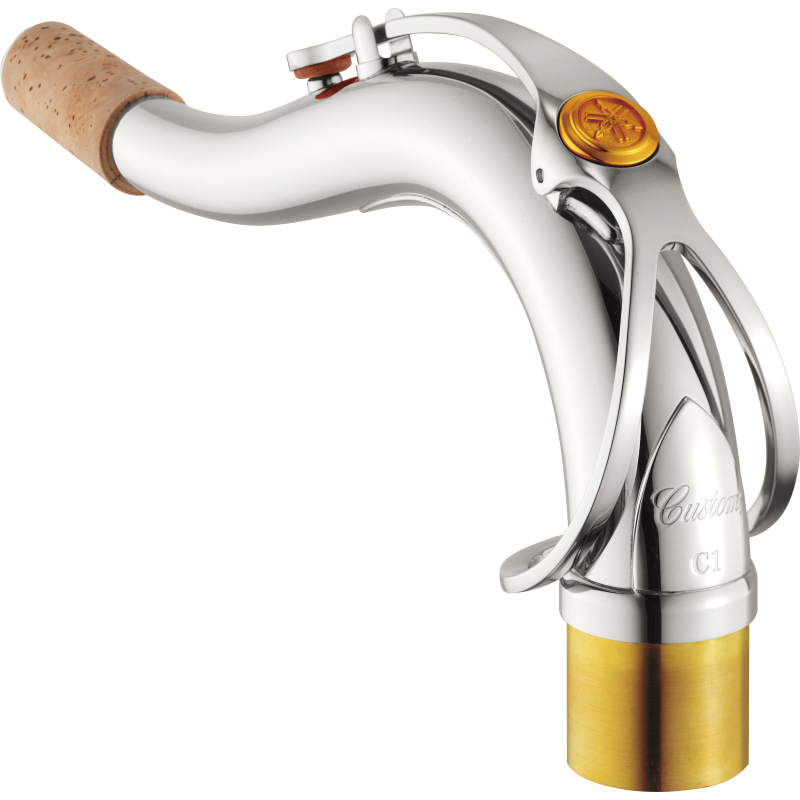 Yamaha C1S Collo per sassofono tenore silver plated