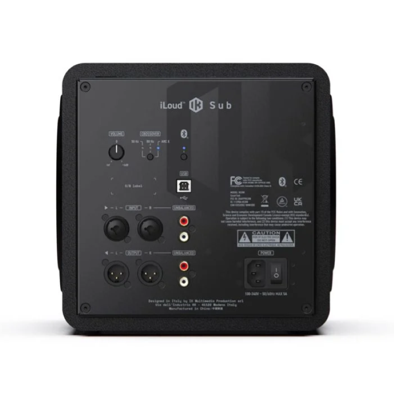 IK Multimedia iLoud SUB Subwoofer compatto con sistema ARC Correction integrato