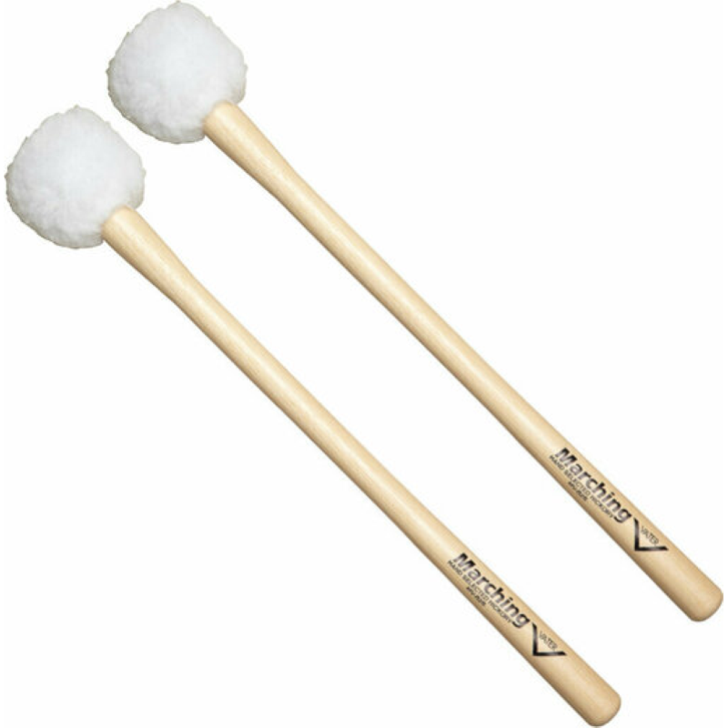 Vater MV-B2S Puff Marching Bass Drum Mallet Battente in lana sintetica Per grancasse da 20'' a 22''