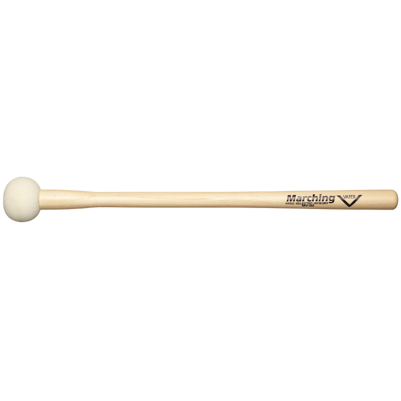 Vater MV-B2 Marching Bass Drum Mallet Battente in feltro duro Per grancasse da 20'' a 22''