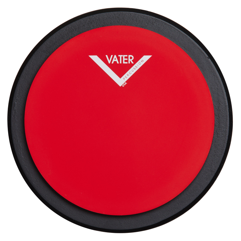 Vater VCB6S ''Chop Builder 6'' Soft Single Side Practice Pad'' - D: 15,2 cm - Inserto M8 per fissaggio ad asta