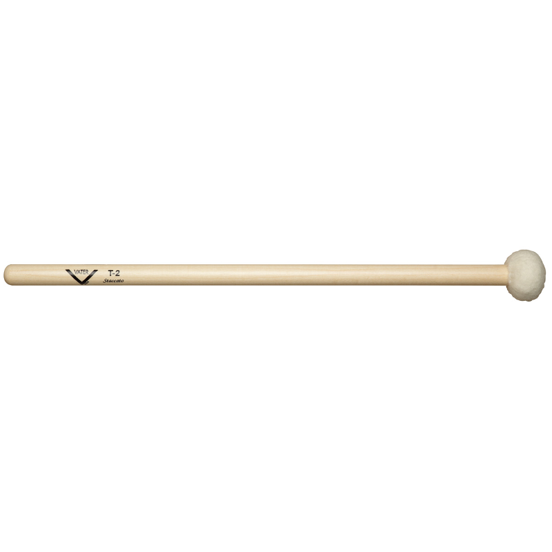 Vater VMT2 ''T2 Ultra Staccato Timpani, Drumset & Cymbal Mallet'' - L: 14 1/2'' | 36.83cm D: 0.565'' | 1.44cm