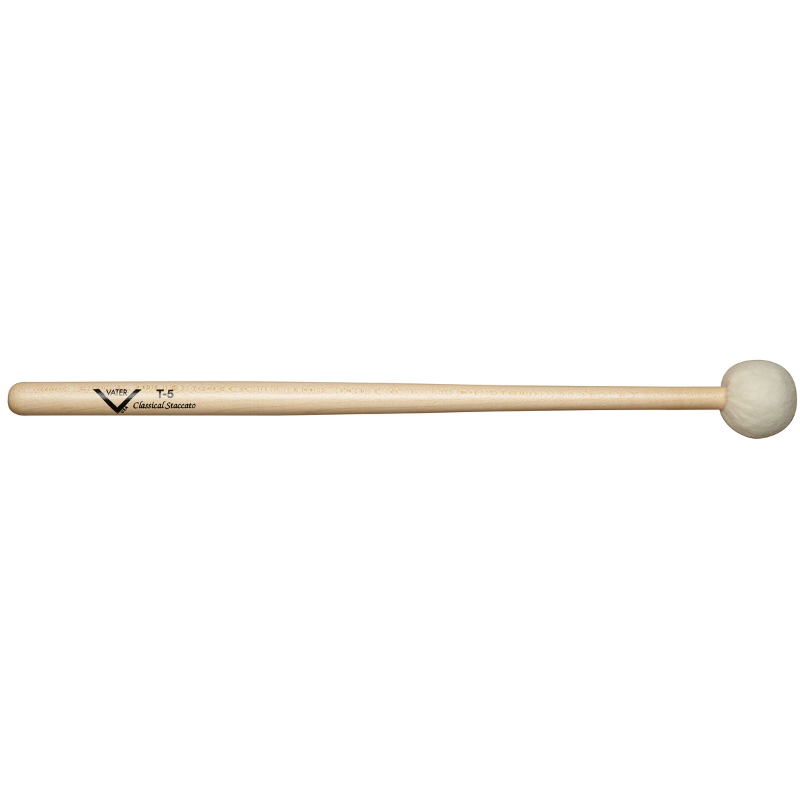 Vater VMT5 ''T5 Ultra Staccato Timpani, Drumset & Cymbal Mallet'' - L: 14 1/2'' | 36.83cm D: 0.645'' | 1.64cm