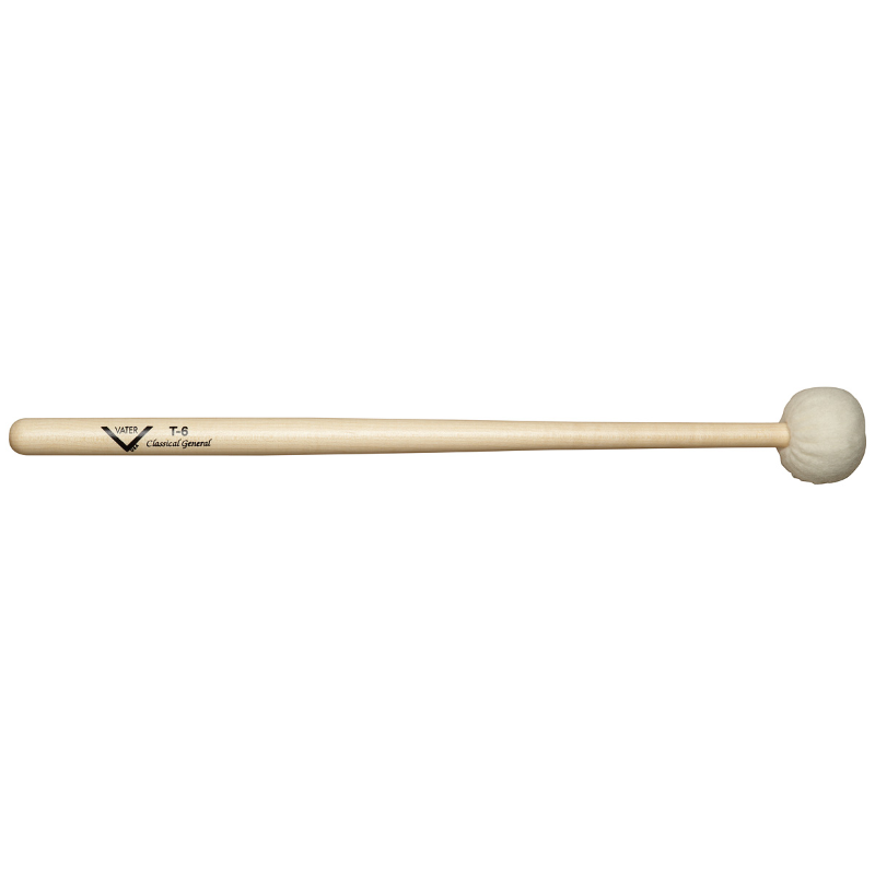 Vater VMT6 ''T6 Ultra Staccato Timpani, Drumset & Cymbal Mallet'' - L: 14 1/2'' | 36.83cm D: 0.645'' | 1.64cm