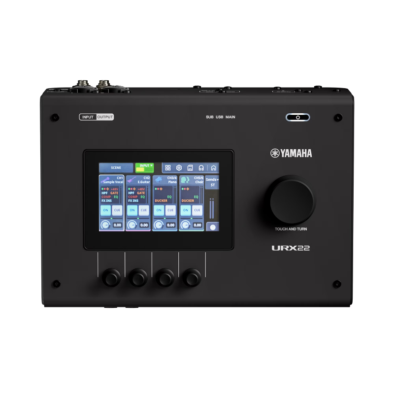 Yamaha URX22 B Interfaccia audio USB tipo C Nera